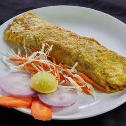 Mutton Kheema Kathi Kebab