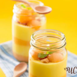 Seasonal Mango Puddings
