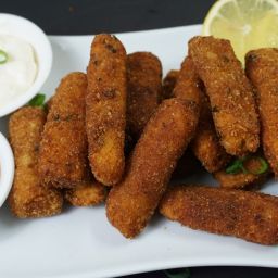 Curried Parmesan Fish Fingers